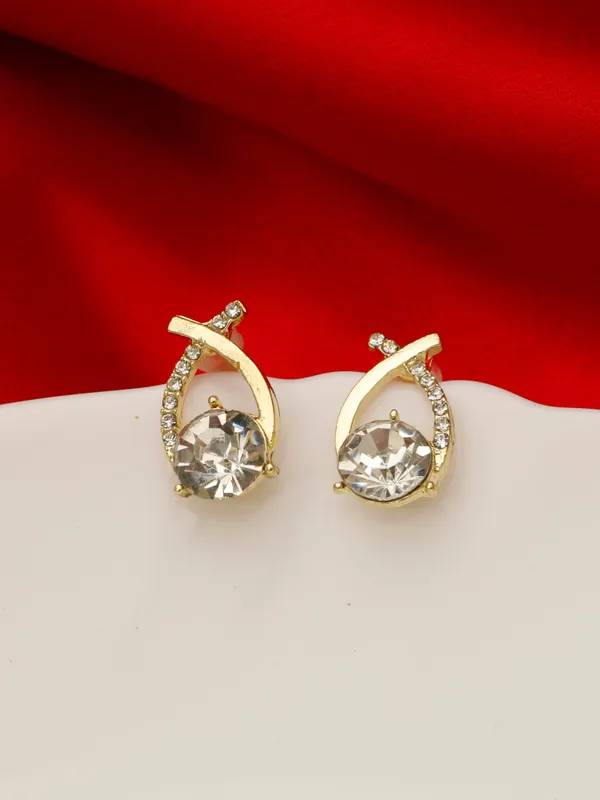 Demifine_Jewellery_Golden_&_White_Stainless_Steel_Premium_&_Elegant_Earrings_For_Women_&_Girls_(Set_Of_2)