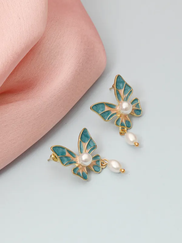 Multicolor_Alloy_,_Stainless_Steel_&_Resin_Premium_&_Elegant_Earrings_For_Women_&_Girls_(Set_Of_2)