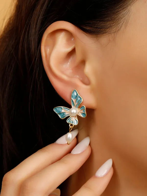 Multicolor_Alloy_,_Stainless_Steel_&_Resin_Premium_&_Elegant_Earrings_For_Women_&_Girls_(Set_Of_2)