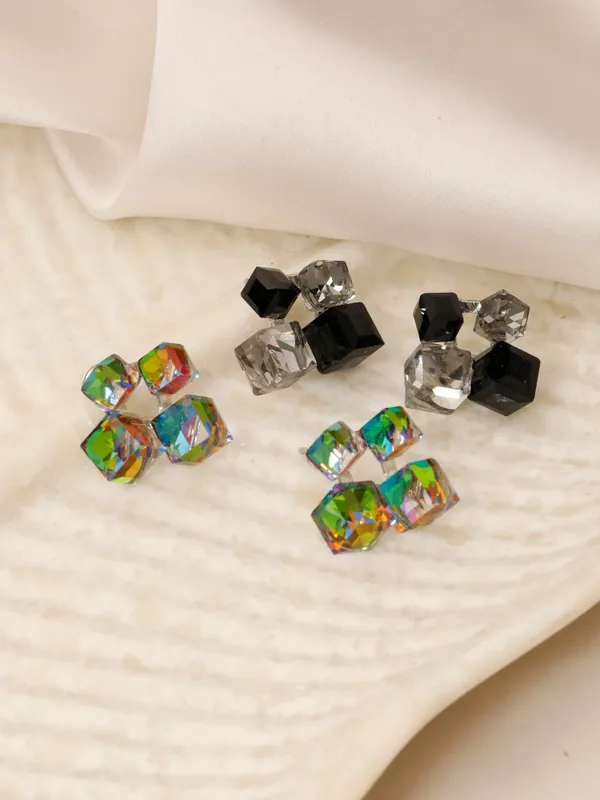 Multicolor_Alloy_,_Stainless_Steel_&_Resin_Premium_&_Elegant_Earrings_For_Women_&_Girls_(Set_Of_2)