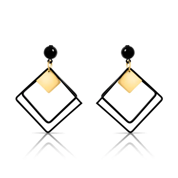 Black_Alloy,_Stainless_Steel_&_Resin_Premium_&_Elegant_Earrings_For_Women_&_Girls_(Set_Of_2)