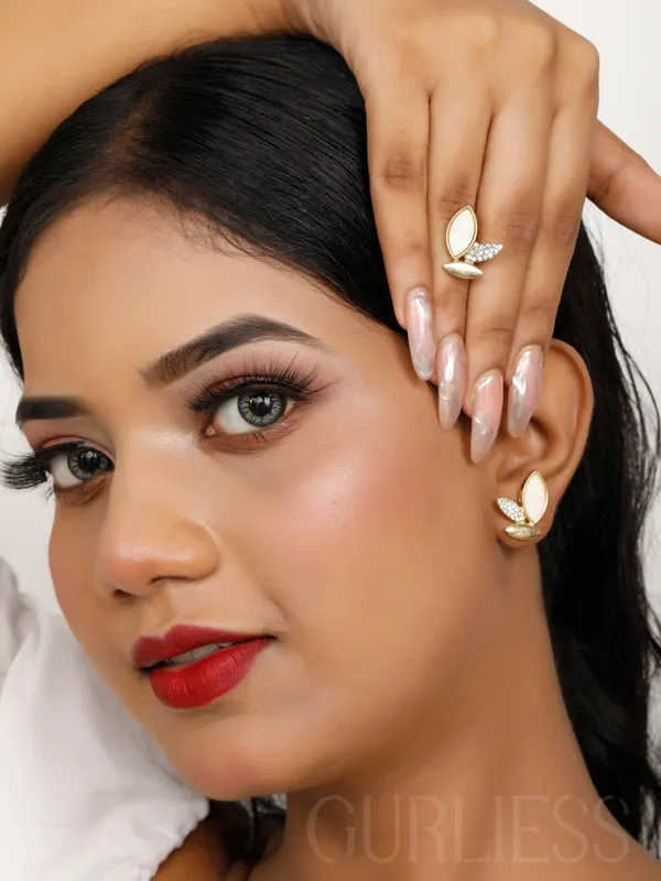 Multicolor_Alloy,_Stainless_Steel_&_Resin_Premium_&_Elegant_Earrings_For_Women_&_Girls_(Set_Of_2)