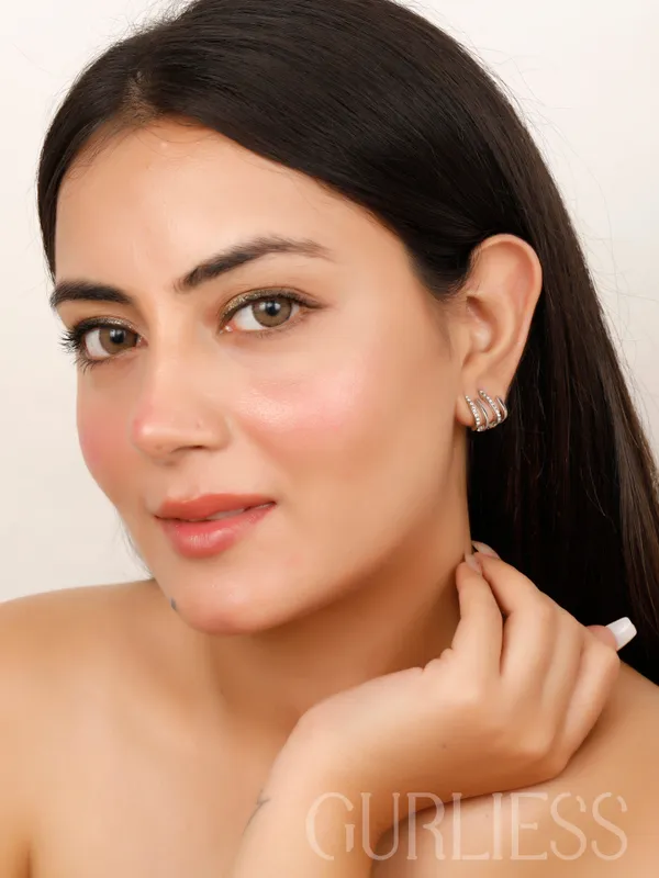 Demifine_Jewellery_Silver_Alloy_&_Stainless_Steel_Premium_&_Elegant_Earrings_For_Women_&_Girls_(Set_Of_2)