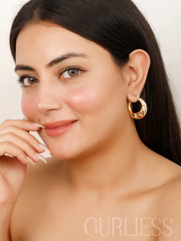 Demifine_Jewellery_Gold_&_Silver_Alloy_&_Stainless_Steel_Premium_&_Elegant_Earrings_For_Women_&_Girls_(Set_Of_2)