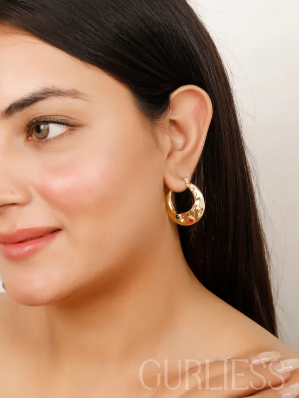 Demifine_Jewellery_Gold_&_Silver_Alloy_&_Stainless_Steel_Premium_&_Elegant_Earrings_For_Women_&_Girls_(Set_Of_2)
