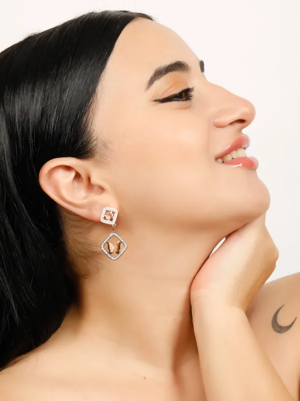 Demifine_Jewellery_Silver_&_Rose_Gold_Alloy_&_Stainless_Steel_Premium_&_Elegant_Earrings_For_Women_&_Girls_(Set_Of_2)