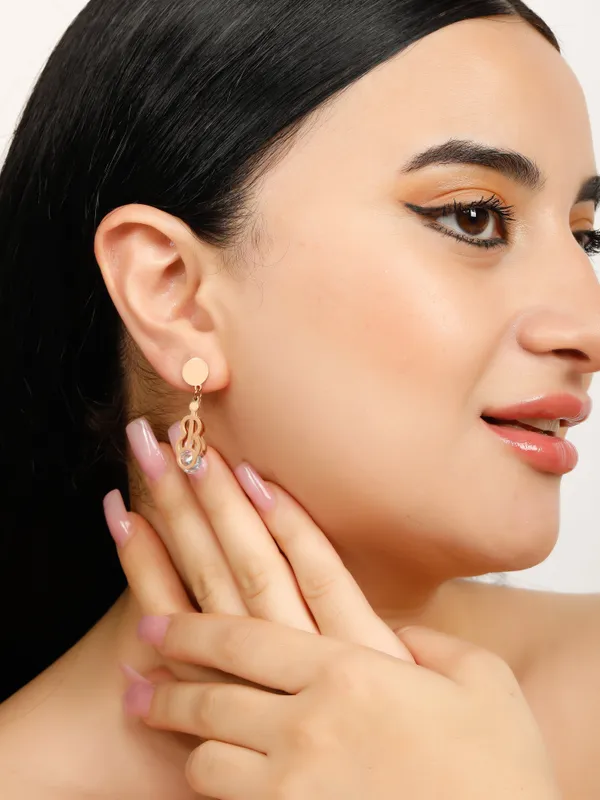 Demifine_Jewellery_Rose_Gold_Alloy_&_Stainless_Steel_Premium_&_Elegant_Earrings_For_Women_&_Girls_(Set_Of_2)