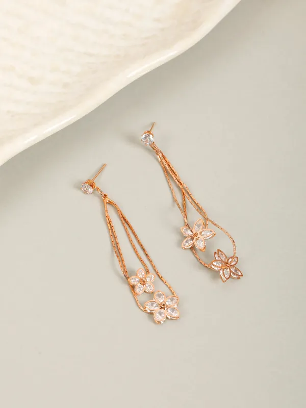 Demifine_Jewellery_Rose_Gold_Alloy_&_Stainless_Steel_Premium_&_Elegant_Earrings_For_Women_&_Girls_(Set_Of_2)