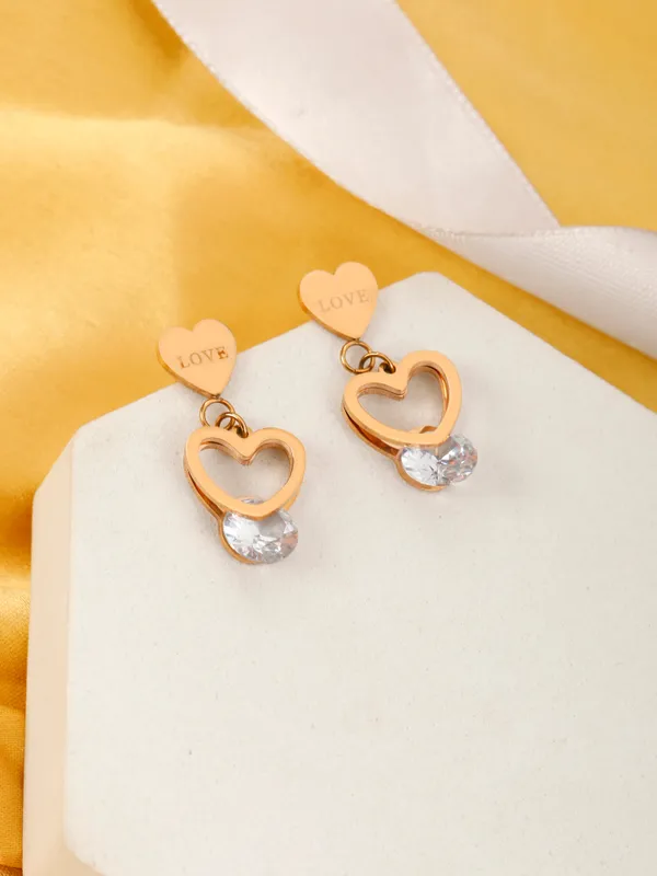 Demifine_Jewellery_Rose_Gold_Alloy_&_Stainless_Steel_Premium_&_Elegant_Earrings_For_Women_&_Girls_(Set_Of_2)