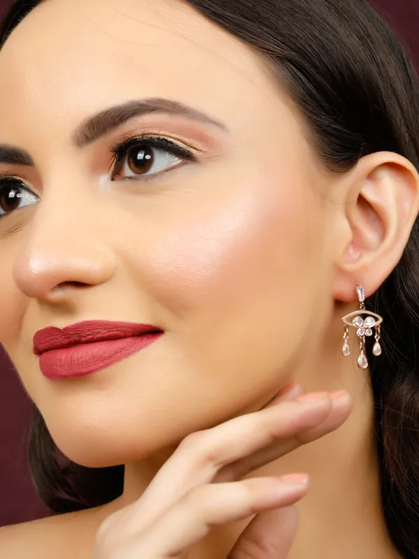 Demifine_Jewellery_Rose_Gold_Alloy_&_Stainless_Steel_Premium_&_Elegant_Earrings_For_Women_&_Girls_(Set_Of_2)