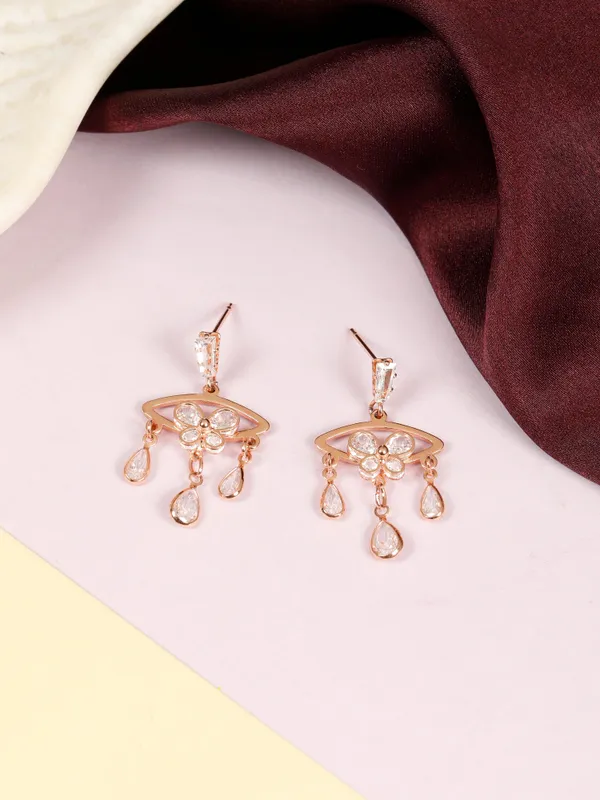 Demifine_Jewellery_Rose_Gold_Alloy_&_Stainless_Steel_Premium_&_Elegant_Earrings_For_Women_&_Girls_(Set_Of_2)