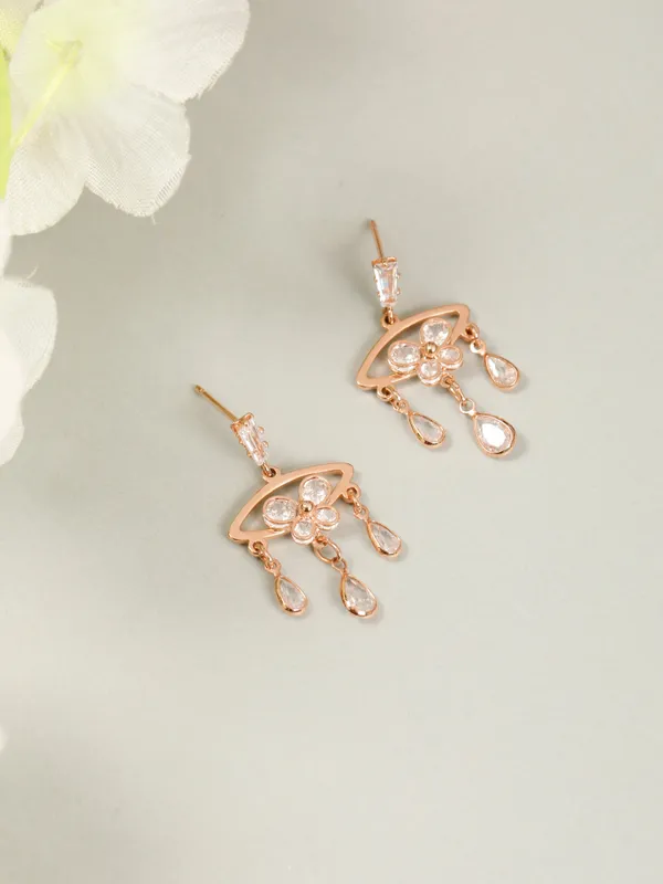 Demifine_Jewellery_Rose_Gold_Alloy_&_Stainless_Steel_Premium_&_Elegant_Earrings_For_Women_&_Girls_(Set_Of_2)