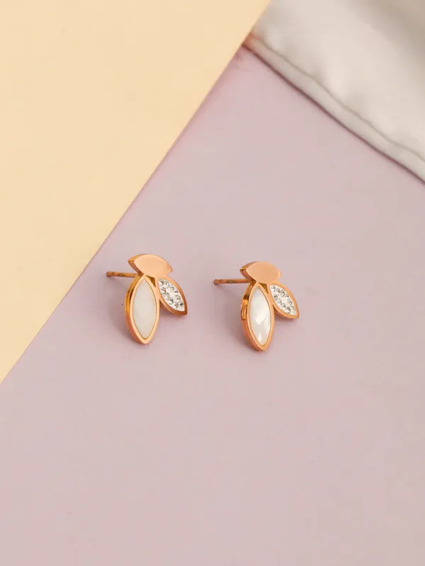 Demifine_Jewellery_Rose_Gold_Alloy_&_Stainless_Steel_Premium_&_Elegant_Earrings_For_Women_&_Girls_(Set_Of_2)