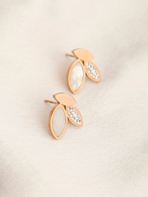 Demifine_Jewellery_Rose_Gold_Alloy_&_Stainless_Steel_Premium_&_Elegant_Earrings_For_Women_&_Girls_(Set_Of_2)