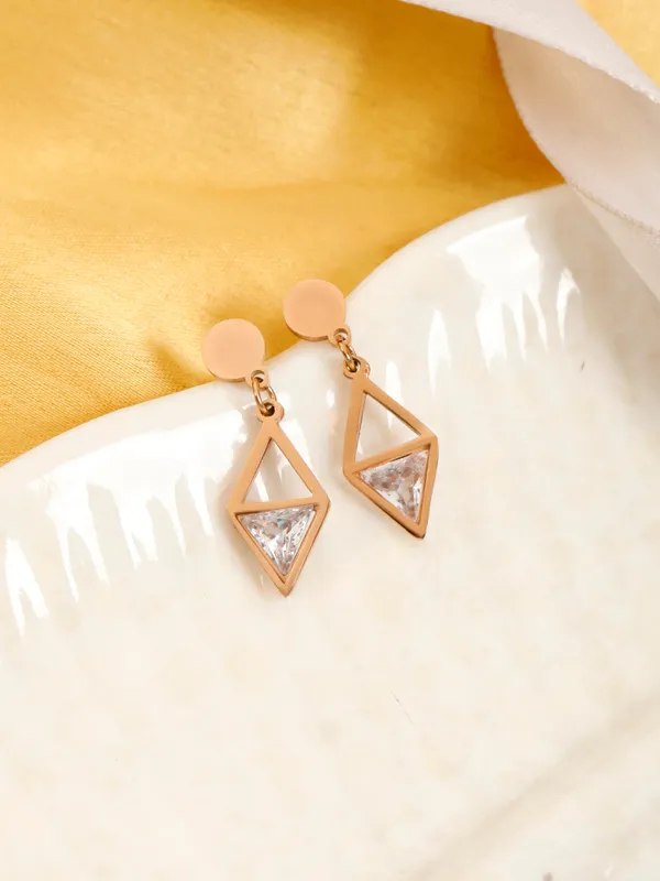 Demifine_Jewellery_Rose_Gold_Alloy_&_Stainless_Steel_Premium_&_Elegant_Earrings_For_Women_&_Girls_(Set_Of_2)