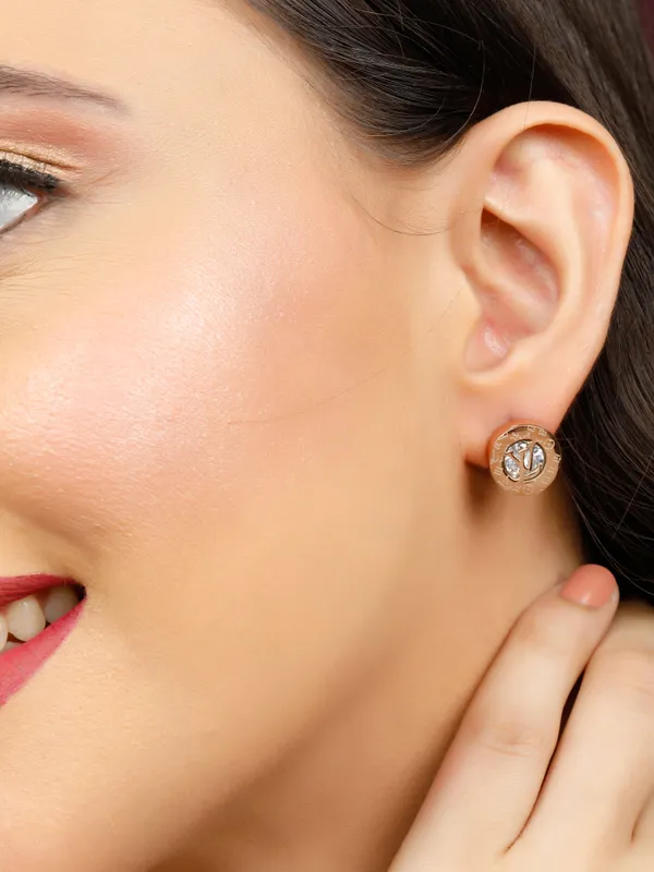 Demifine_Jewellery_Rose_Gold_Alloy_&_Stainless_Steel_Premium_&_Elegant_Earrings_For_Women_&_Girls_(Set_Of_2)