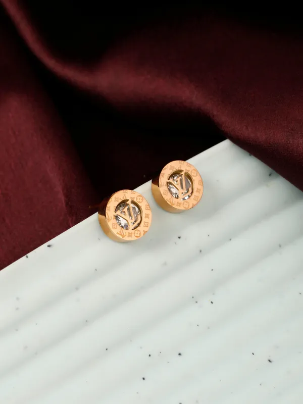 Demifine_Jewellery_Rose_Gold_Alloy_&_Stainless_Steel_Premium_&_Elegant_Earrings_For_Women_&_Girls_(Set_Of_2)
