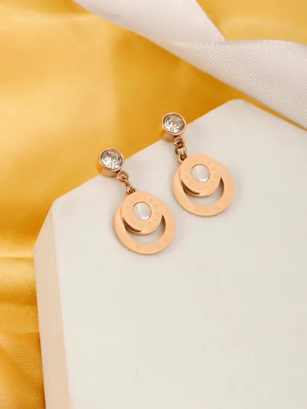 Demifine_Jewellery_Rose_Gold_Alloy_&_Stainless_Steel_Premium_&_Elegant_Earrings_For_Women_&_Girls_(Set_Of_2)