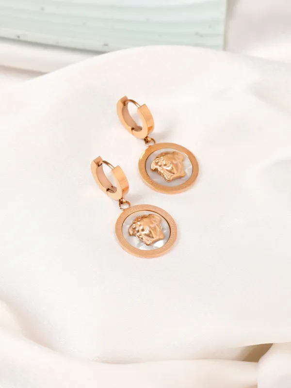 Demifine_Jewellery_Rose_Gold_Alloy_&_Stainless_Steel_Premium_&_Elegant_Earrings_For_Women_&_Girls_(Set_Of_2)