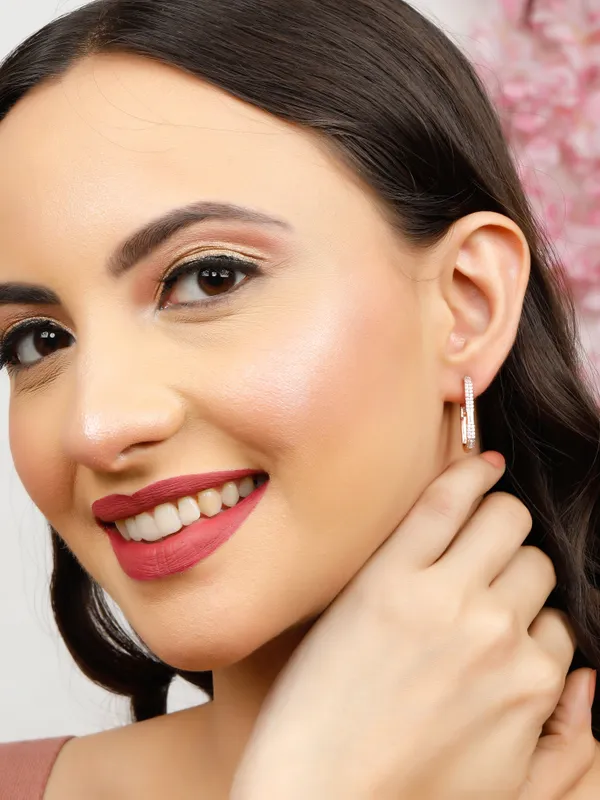 Demifine_Jewellery_Rose_Gold_Alloy_&_Stainless_Steel_Premium_&_Elegant_Earrings_For_Women_&_Girls_(Set_Of_2)