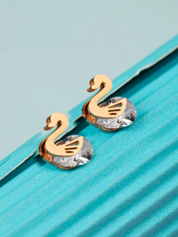 Demifine_Jewellery_Rose_Gold_Alloy_&_Stainless_Steel_Premium_&_Elegant_Earrings_For_Women_&_Girls_(Set_Of_2)