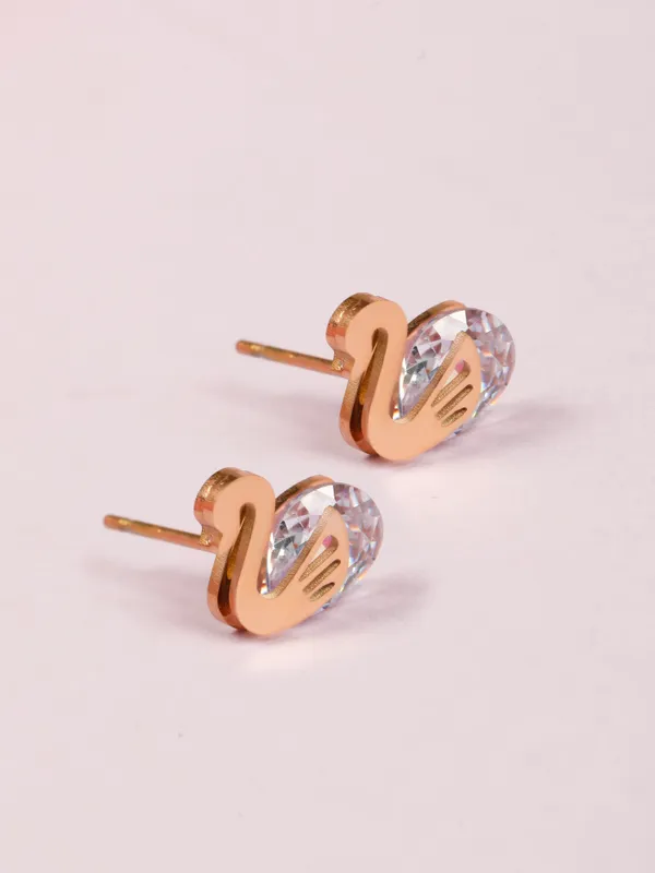 Demifine_Jewellery_Rose_Gold_Alloy_&_Stainless_Steel_Premium_&_Elegant_Earrings_For_Women_&_Girls_(Set_Of_2)