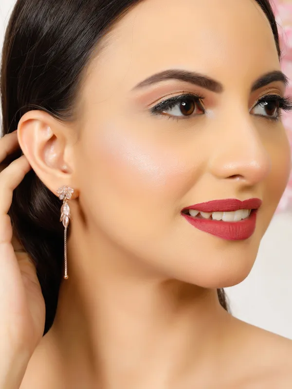 Demifine_Jewellery_Rose_Gold_Alloy_&_Stainless_Steel_Premium_&_Elegant_Earrings_For_Women_&_Girls_(Set_Of_2)