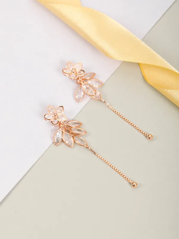 Demifine_Jewellery_Rose_Gold_Alloy_&_Stainless_Steel_Premium_&_Elegant_Earrings_For_Women_&_Girls_(Set_Of_2)