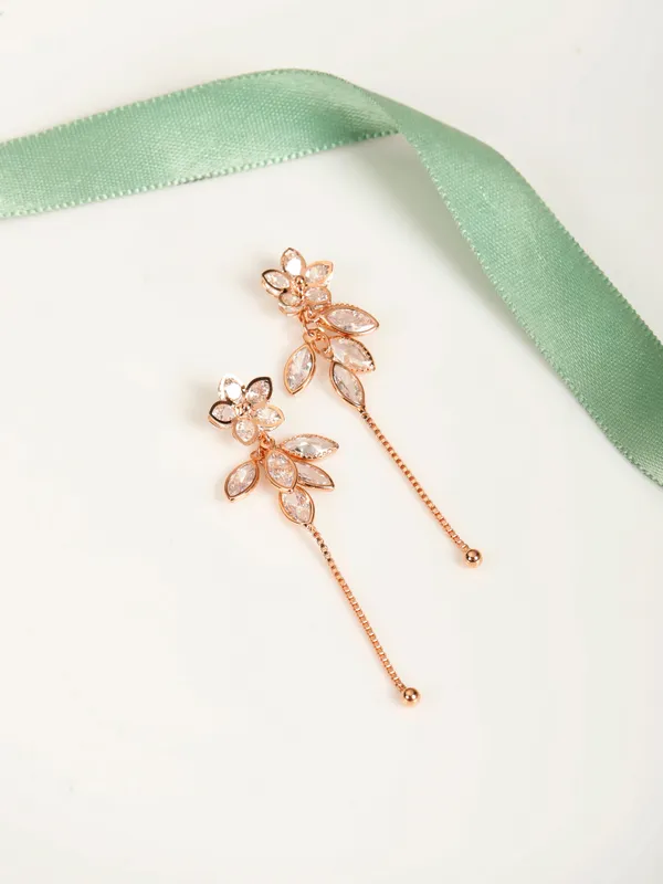 Demifine_Jewellery_Rose_Gold_Alloy_&_Stainless_Steel_Premium_&_Elegant_Earrings_For_Women_&_Girls_(Set_Of_2)