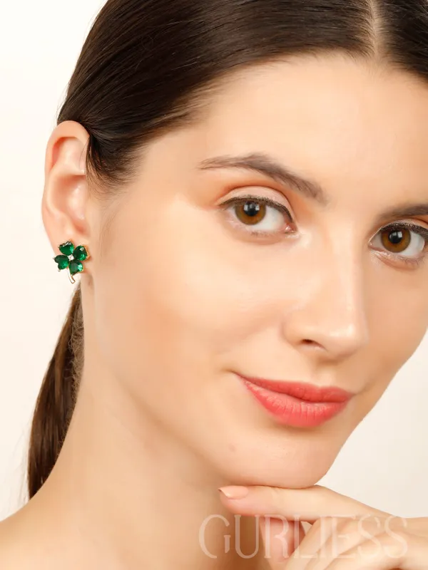 Demifine_Jewellery_Green_&_Gold_Alloy_&_Stainless_Steel_Premium_&_Elegant_Earrings_For_Women_&_Girls_(Set_Of_2)