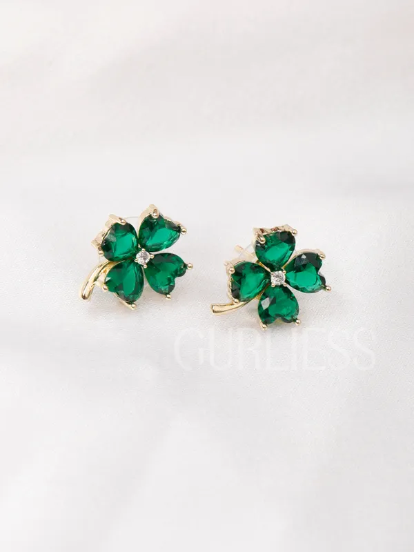 Demifine_Jewellery_Green_&_Gold_Alloy_&_Stainless_Steel_Premium_&_Elegant_Earrings_For_Women_&_Girls_(Set_Of_2)