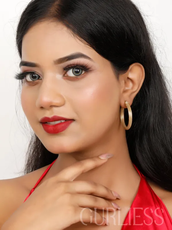 Demifine_Jewellery_Red_&_Gold_Alloy_&_Stainless_Steel_Premium_&_Elegant_Earrings_For_Women_&_Girls_(Set_Of_2)