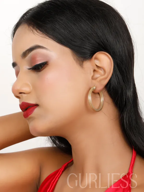 Demifine_Jewellery_Red_&_Gold_Alloy_&_Stainless_Steel_Premium_&_Elegant_Earrings_For_Women_&_Girls_(Set_Of_2)