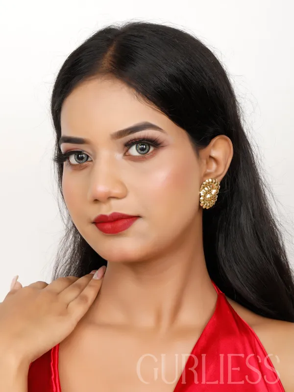 Demifine_Jewellery_Gold_Alloy_Premium_&_Elegant_Earrings_For_Women_&_Girls_(Set_Of_4)