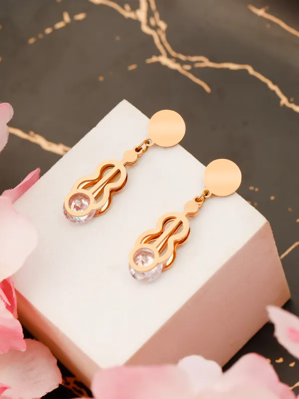 Demifine_Jewellery_Rose_Gold_&_Gold_Alloy_Premium_&_Elegant_Pendant_&_Earrings_For_Women_&_Girls_(Set_Of_3)