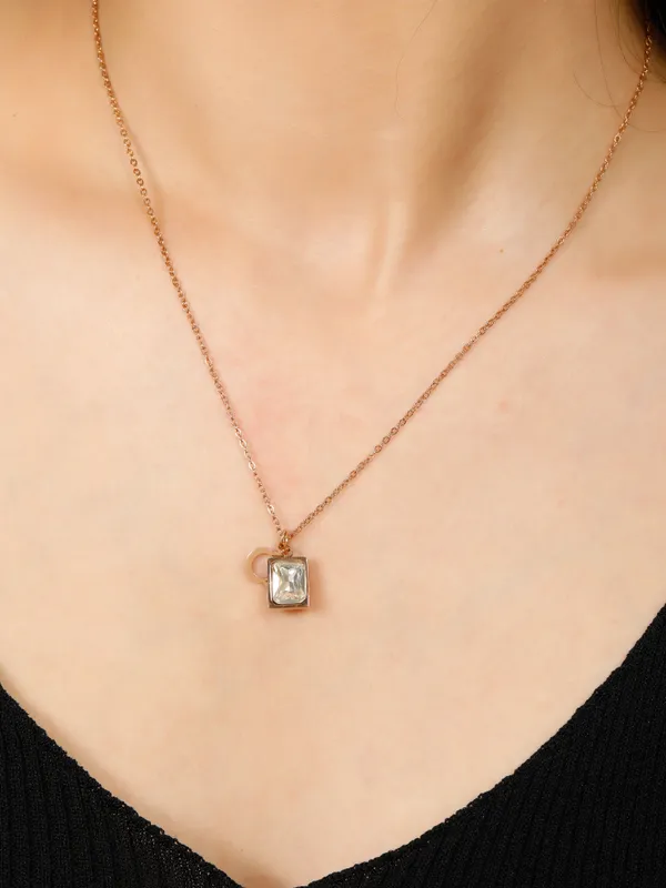 Demifine_Jewellery_Rose_Gold_Alloy_Premium_&_Elegant_Pendant_&_Earrings_For_Women_&_Girls_(Set_Of_3)