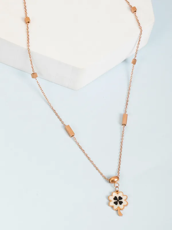 Demifine_Jewellery_Rose_Gold_&_Gold_Alloy_Premium_&_Elegant_Pendant_&_Earrings_For_Women_&_Girls_(Set_Of_3)