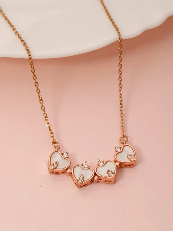Demifine_Jewellery_Rose_Gold_&_White_Stainless_Steel_Premium_&_Elegant_Pendant_For_Women_&_Girls