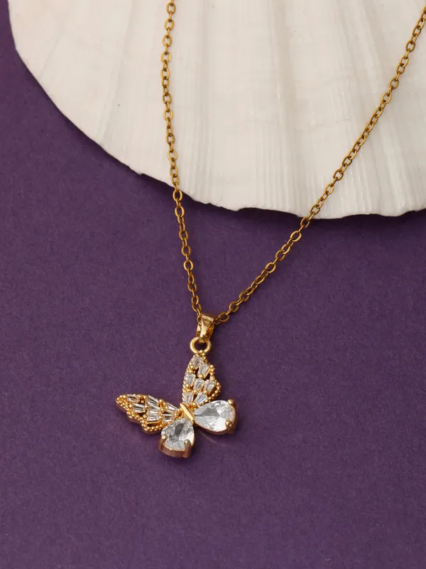Demifine_Jewellery_Silver_&_Gold_Stainless_Steel_Premium_&_Elegant_Pendant_For_Women_&_Girls