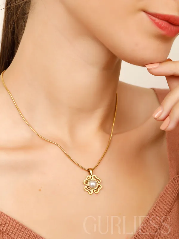 Demifine_Jewellery_Gold_Stainless_Steel_Premium_&_Elegant_Pendant_&_Earrings_For_Women_&_Girls_(Set_Of_3)