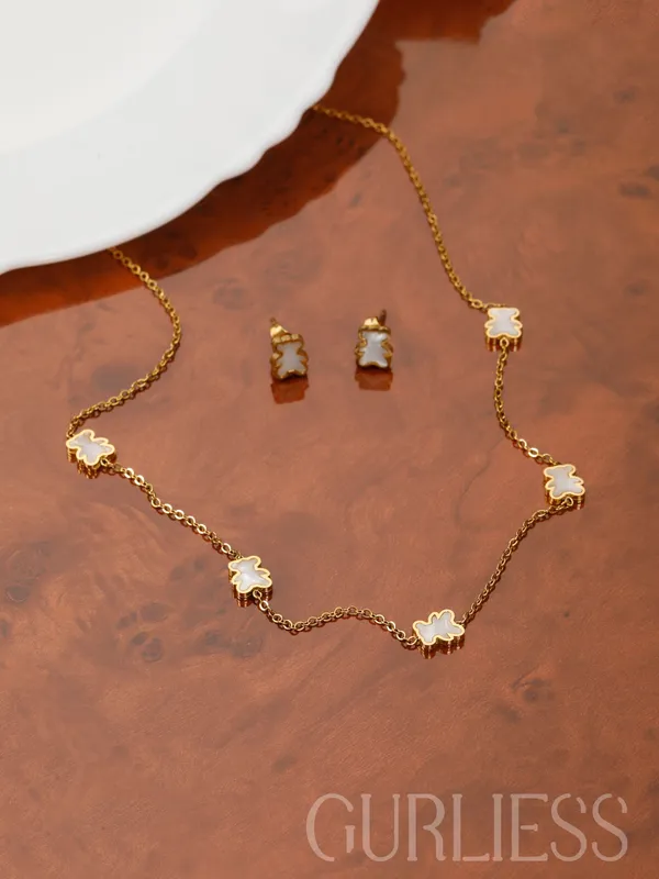 Demifine_Jewellery_Rose_Gold_&_Gold_&_Silver_&_White_Stainless_Steel_Premium_&_Elegant_Pendant_&_Earrings_For_Women_&_Girls_(Set_Of_3)
