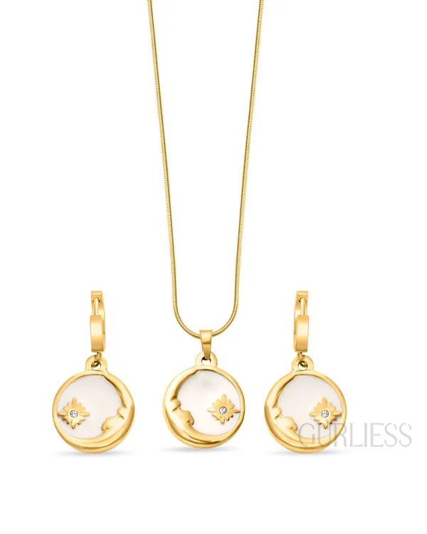 Demifine_Jewellery_Gold_&_Silver_Stainless_Steel_Premium_&_Elegant_Pendant_&_Earrings_For_Women_&_Girls_(Set_Of_3)