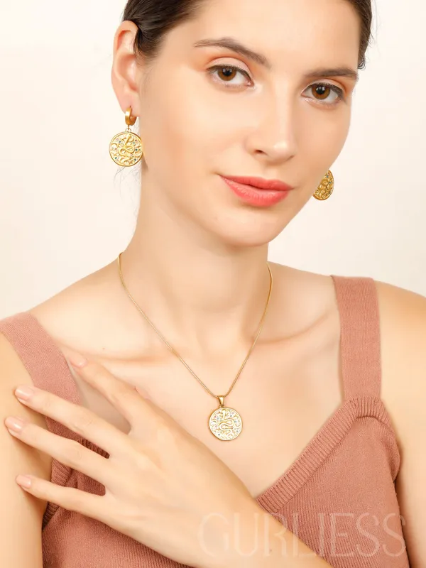 Demifine_Jewellery_Gold_Stainless_Steel_Premium_&_Elegant_Pendant_&_Earrings_For_Women_&_Girls_(Set_Of_3)