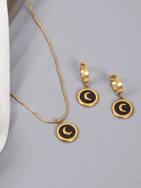 Demifine_Jewellery_Gold_&_Silver_Stainless_Steel_Premium_&_Elegant_Pendant_&_Earrings_For_Women_&_Girls_(Set_Of_3)