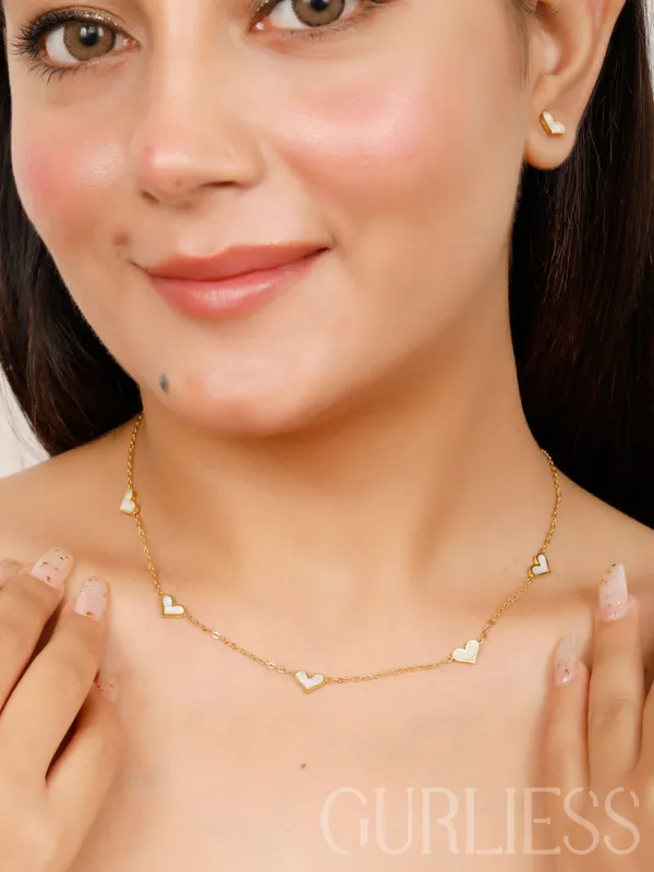 Demifine_Jewellery_Gold_&_Silver_Stainless_Steel_Premium_&_Elegant_Pendant_&_Earrings_For_Women_&_Girls_(Set_Of_3)