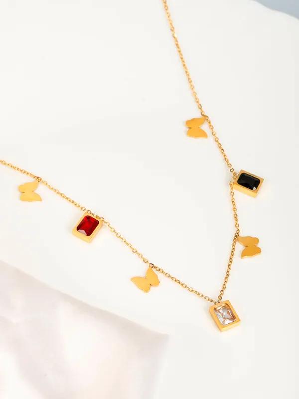 Demifine_Jewellery_Silver_&_Gold_Stainless_Steel_Premium_&_Elegant_Pendant_For_Women_&_Girls