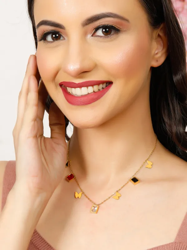 Demifine_Jewellery_Silver_&_Gold_Stainless_Steel_Premium_&_Elegant_Pendant_For_Women_&_Girls