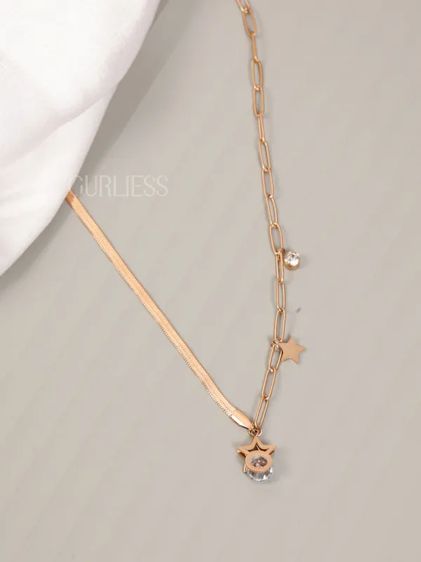 Demifine_Jewellery_Silver_&_Rose_Gold_&_Gold_Stainless_Steel_Premium_&_Elegant_Pendant_For_Women_&_Girls