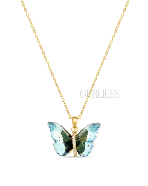 Demifine_Jewellery_Blue_&_Gold_Stainless_Steel_Premium_&_Elegant_Pendant_For_Women_&_Girls
