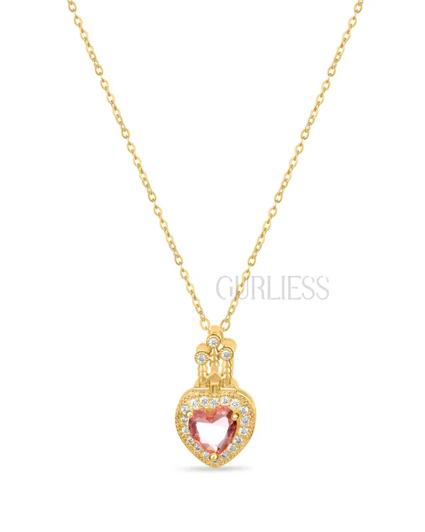 Demifine_Jewellery_Pink_&_Gold_Stainless_Steel_Premium_&_Elegant_Pendant_For_Women_&_Girls